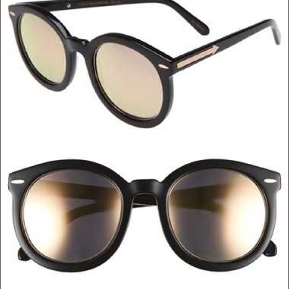 Karen Walker Accessories - NIB KAREN WALKER Super Duper rose gold sunglasses